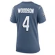 Craig Woodson ＃4 New England Patriots Game Storm 2025 Rivalries Collection Jersey - Women's Blue