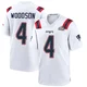 Craig Woodson ＃4 New England Patriots Game Super Bowl LX Patch Jersey - Men's White