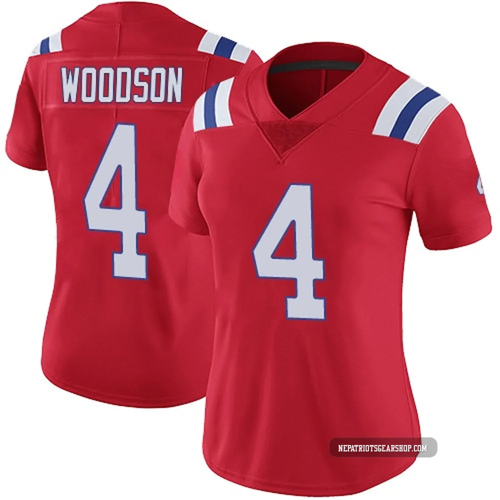 Craig Woodson ＃4 New England Patriots Limited Vapor Untouchable Alternate Jersey - Women's Red