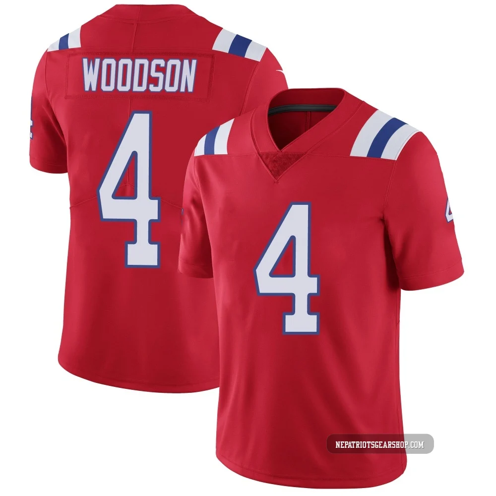 Craig Woodson ＃4 New England Patriots Limited Vapor Untouchable Alternate Jersey - Youth Red