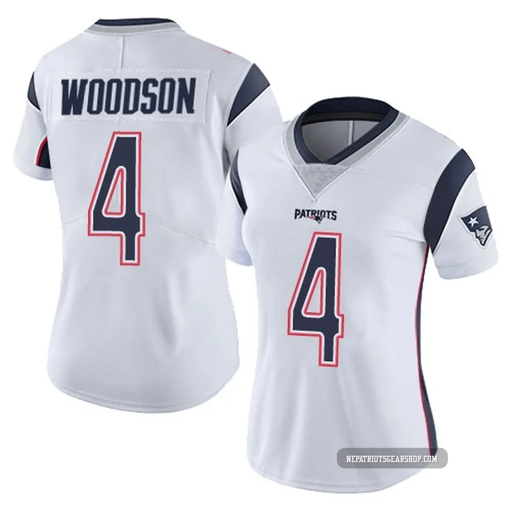 Craig Woodson ＃4 New England Patriots Limited Vapor Untouchable Jersey - Women's White