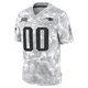Custom ＃00 New England Patriots Limited 2024 Salute to Service Jersey - Men's Arctic Camo