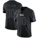 Custom ＃00 New England Patriots Limited Jersey - Men's Black Impact