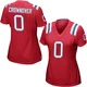 Dametrious Crownover ＃0 New England Patriots Game Alternate Jersey - Women's Red