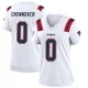 Dametrious Crownover ＃0 New England Patriots Game Jersey - Women's White