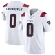 Dametrious Crownover ＃0 New England Patriots Limited Vapor Untouchable Jersey - Men's White