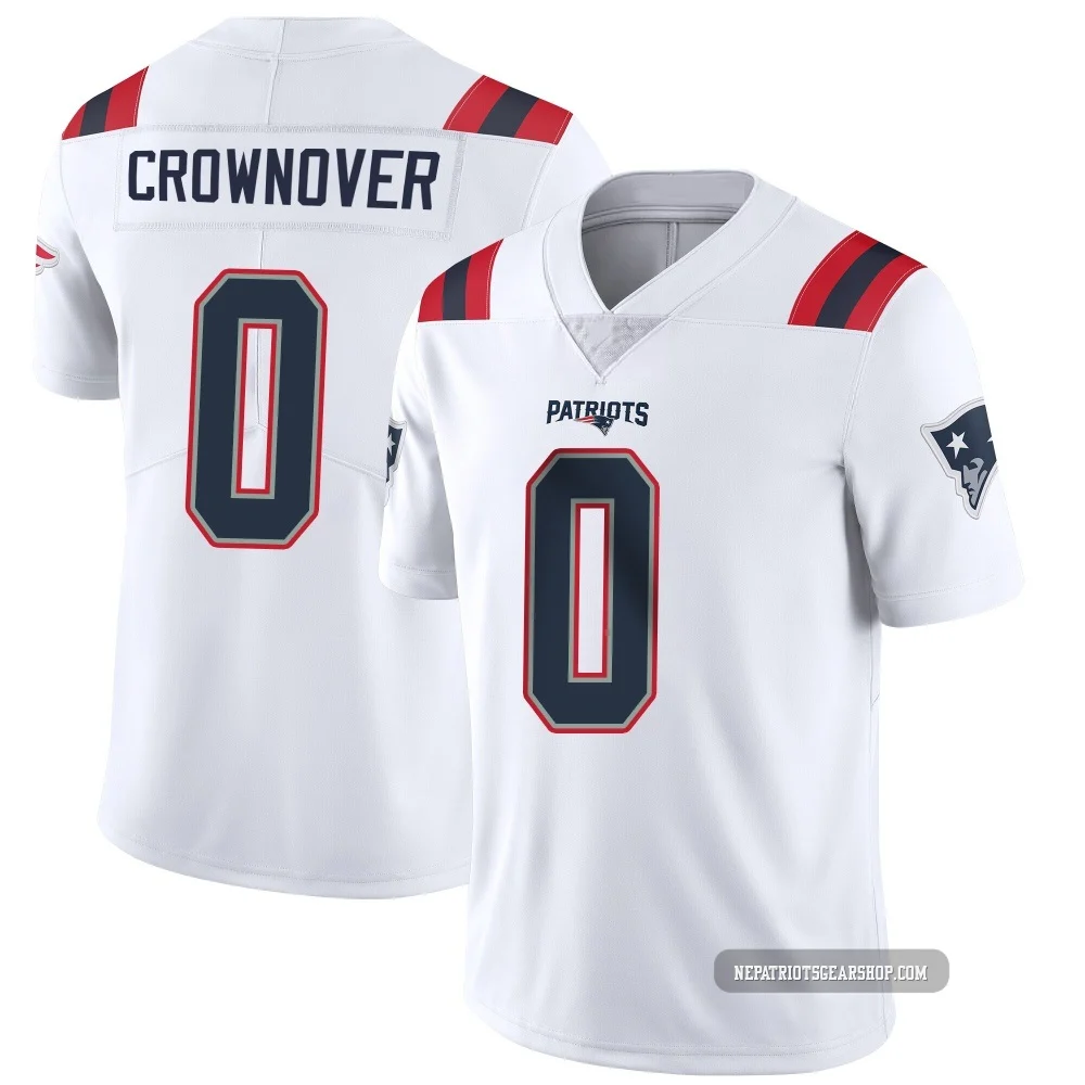 Dametrious Crownover ＃0 New England Patriots Limited Vapor Untouchable Jersey - Youth White