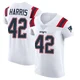 Darius Harris ＃42 New England Patriots Elite Vapor Untouchable Jersey - Men's White