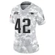 Darius Harris ＃42 New England Patriots Limited 2024 Salute to Service Jersey - Women's Arctic Camo