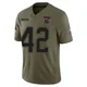 Darius Harris ＃42 New England Patriots Limited 2025 Salute to Service Jersey - Men's Olive