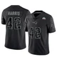 Darius Harris ＃42 New England Patriots Limited Reflective Super Bowl LX Patch Jersey - Men's Black