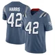 Darius Harris ＃42 New England Patriots Limited Storm 2025 Rivalries Collection Jersey - Men's Blue