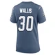 David Wallis ＃30 New England Patriots Game Storm 2025 Rivalries Collection Jersey - Women's Blue