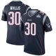 David Wallis ＃30 New England Patriots Legend Super Bowl LX Patch Jersey - Youth Navy