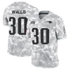 David Wallis ＃30 New England Patriots Limited 2024 Salute to Service Jersey - Men's Arctic Camo
