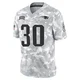 David Wallis ＃30 New England Patriots Limited 2024 Salute to Service Jersey - Men's Arctic Camo