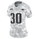 David Wallis ＃30 New England Patriots Limited 2024 Salute to Service Jersey - Women's Arctic Camo