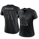 David Wallis ＃30 New England Patriots Limited Reflective Jersey - Women's Black