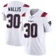 David Wallis ＃30 New England Patriots Limited Vapor Untouchable Jersey - Men's White