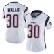 David Wallis ＃30 New England Patriots Limited Vapor Untouchable Jersey - Women's White