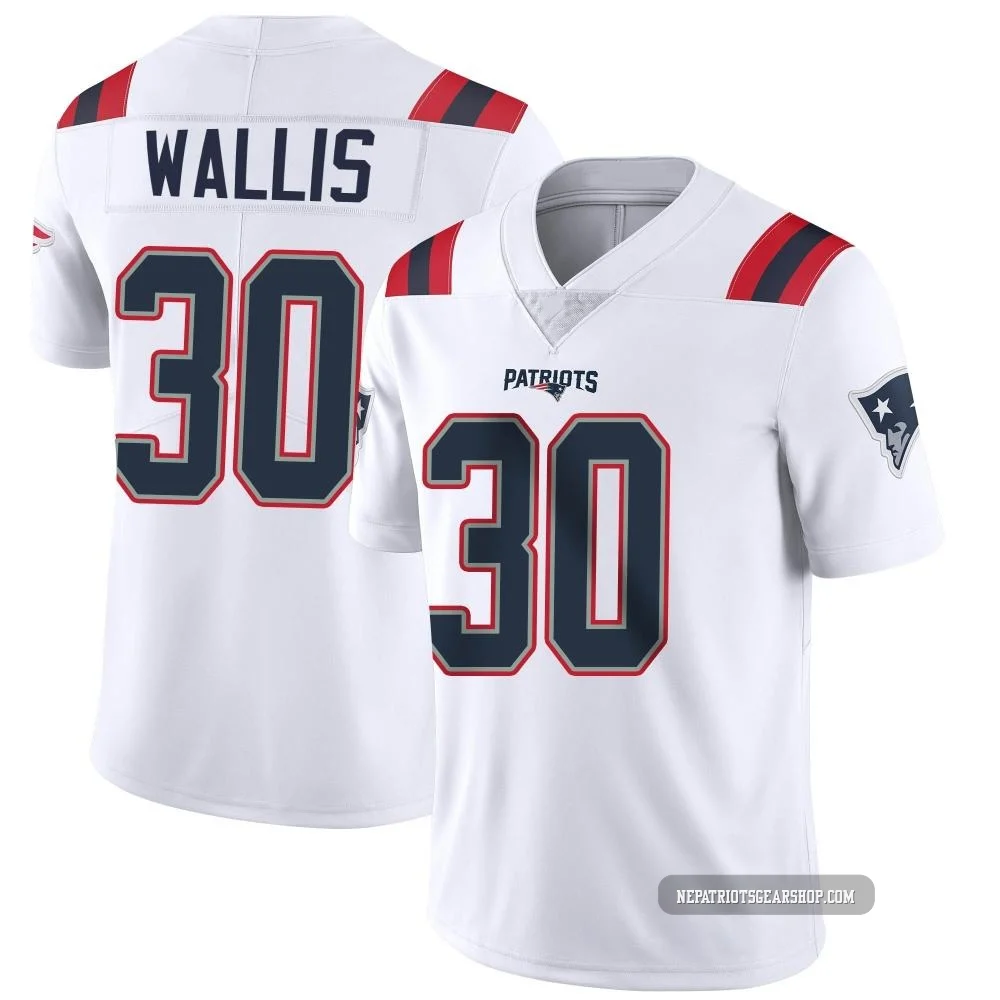 David Wallis ＃30 New England Patriots Limited Vapor Untouchable Jersey - Youth White