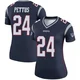 Dell Pettus ＃24 New England Patriots Legend Jersey - Women's Navy