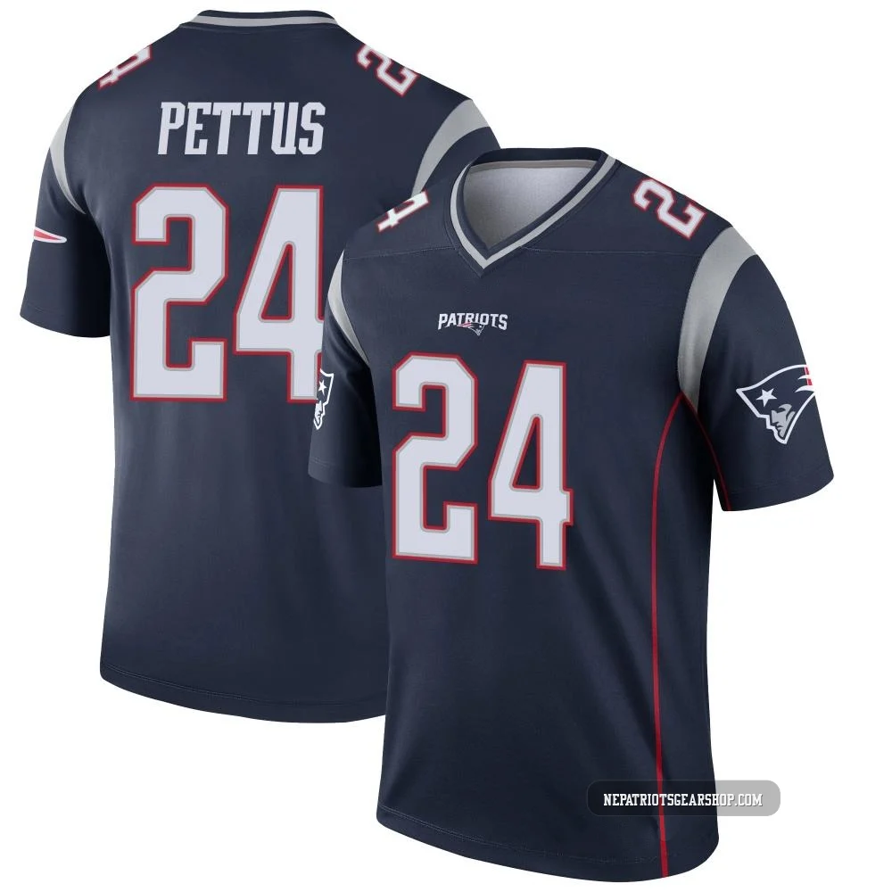 Dell Pettus ＃24 New England Patriots Legend Jersey - Youth Navy