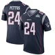 Dell Pettus ＃24 New England Patriots Legend Super Bowl LX Patch Jersey - Men's Navy