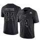 Dell Pettus ＃24 New England Patriots Limited Reflective Super Bowl LX Patch Jersey - Youth Black