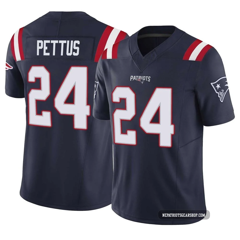 Dell Pettus ＃24 New England Patriots Limited Vapor F.U.S.E. Jersey - Men's Navy