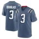 DeMario Douglas ＃3 New England Patriots Game Storm 2025 Rivalries Collection Jersey - Men's Blue