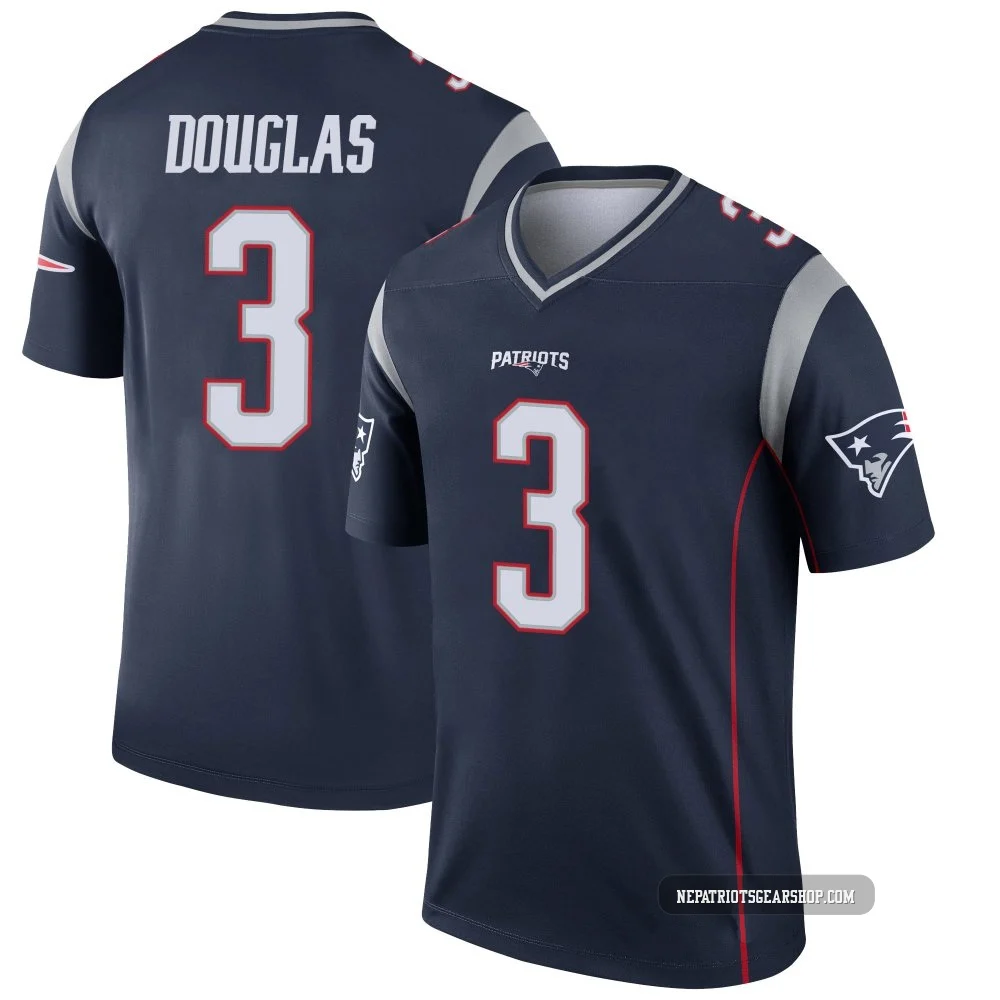 DeMario Douglas ＃3 New England Patriots Legend Jersey - Men's Navy