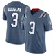 DeMario Douglas ＃3 New England Patriots Limited Storm 2025 Rivalries Collection Jersey - Men's Blue