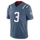 DeMario Douglas ＃3 New England Patriots Limited Storm 2025 Rivalries Collection Jersey - Men's Blue