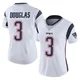 DeMario Douglas ＃3 New England Patriots Limited Vapor Untouchable Jersey - Women's White