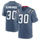 Demeer Blankumsee ＃30 New England Patriots Game Storm 2025 Rivalries Collection Jersey - Men's Blue