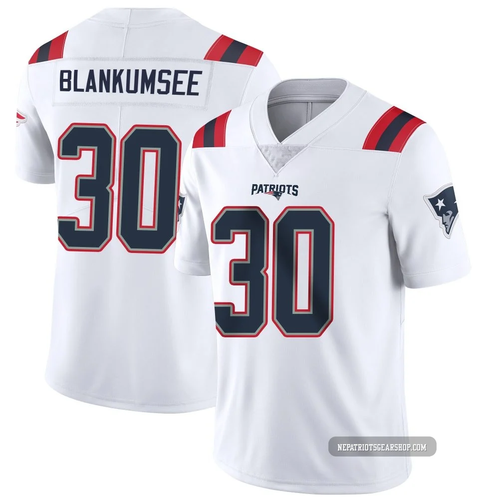 Demeer Blankumsee ＃30 New England Patriots Limited Vapor Untouchable Jersey - Men's White