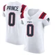 Deneric Prince ＃0 New England Patriots Elite Vapor Untouchable Jersey - Men's White