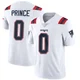 Deneric Prince ＃0 New England Patriots Limited Vapor Untouchable Jersey - Men's White
