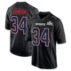D'Ernest Johnson ＃34 New England Patriots Game Carbon Fashion Super Bowl LX Patch Jersey - Youth Black
