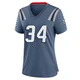 D'Ernest Johnson ＃34 New England Patriots Game Storm 2025 Rivalries Collection Jersey - Women's Blue