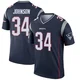 D'Ernest Johnson ＃34 New England Patriots Legend Jersey - Youth Navy