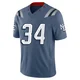 D'Ernest Johnson ＃34 New England Patriots Limited Storm 2025 Rivalries Collection Jersey - Men's Blue