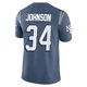 D'Ernest Johnson ＃34 New England Patriots Limited Storm 2025 Rivalries Collection Jersey - Men's Blue