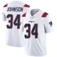 D'Ernest Johnson ＃34 New England Patriots Limited Vapor Untouchable Jersey - Youth White