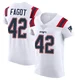 Diego Fagot ＃42 New England Patriots Elite Vapor Untouchable Jersey - Men's White