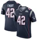 Diego Fagot ＃42 New England Patriots Legend Super Bowl LX Patch Jersey - Youth Navy