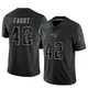Diego Fagot ＃42 New England Patriots Limited Reflective Jersey - Men's Black