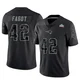 Diego Fagot ＃42 New England Patriots Limited Reflective Super Bowl LX Patch Jersey - Men's Black