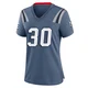 DJ James ＃30 New England Patriots Game Storm 2025 Rivalries Collection Jersey - Women's Blue